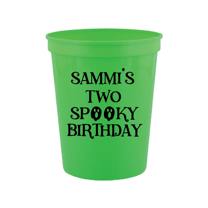 Two Spooky Birthday 16oz Stadium Cup