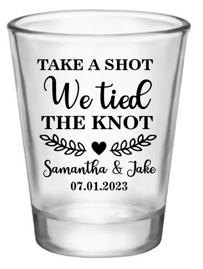 Take a shot we tied the knot- Design #1