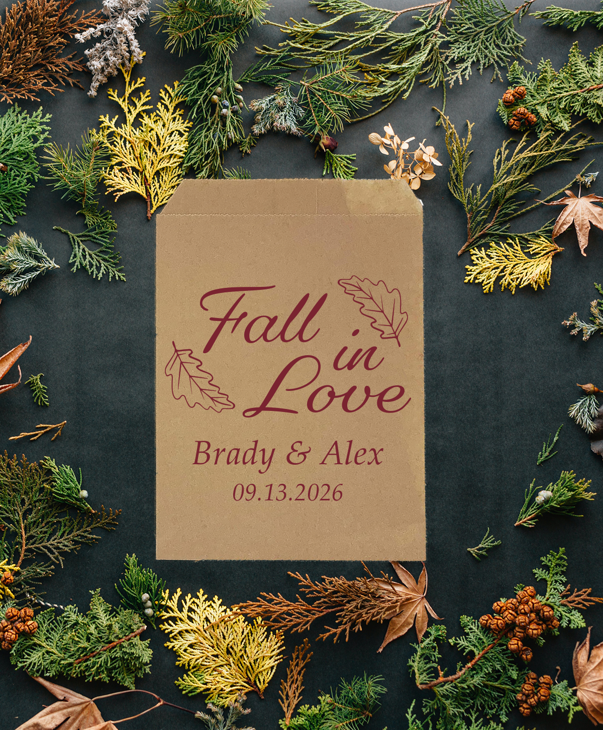 Fall in Love Wedding / Engagement Treat Bags