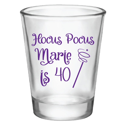 Hocus Pocus Birthday Shot Glass