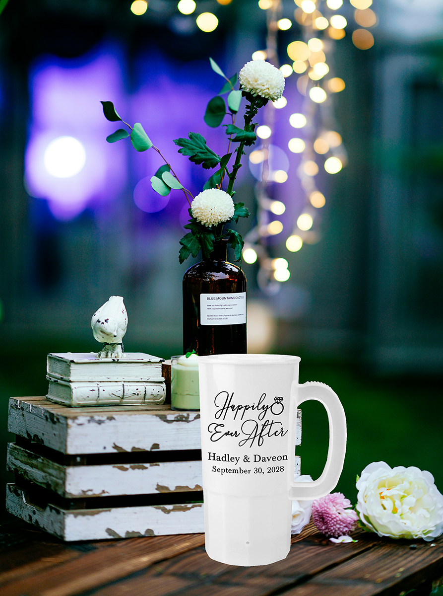 22oz Happily Ever After Wedding Steins
