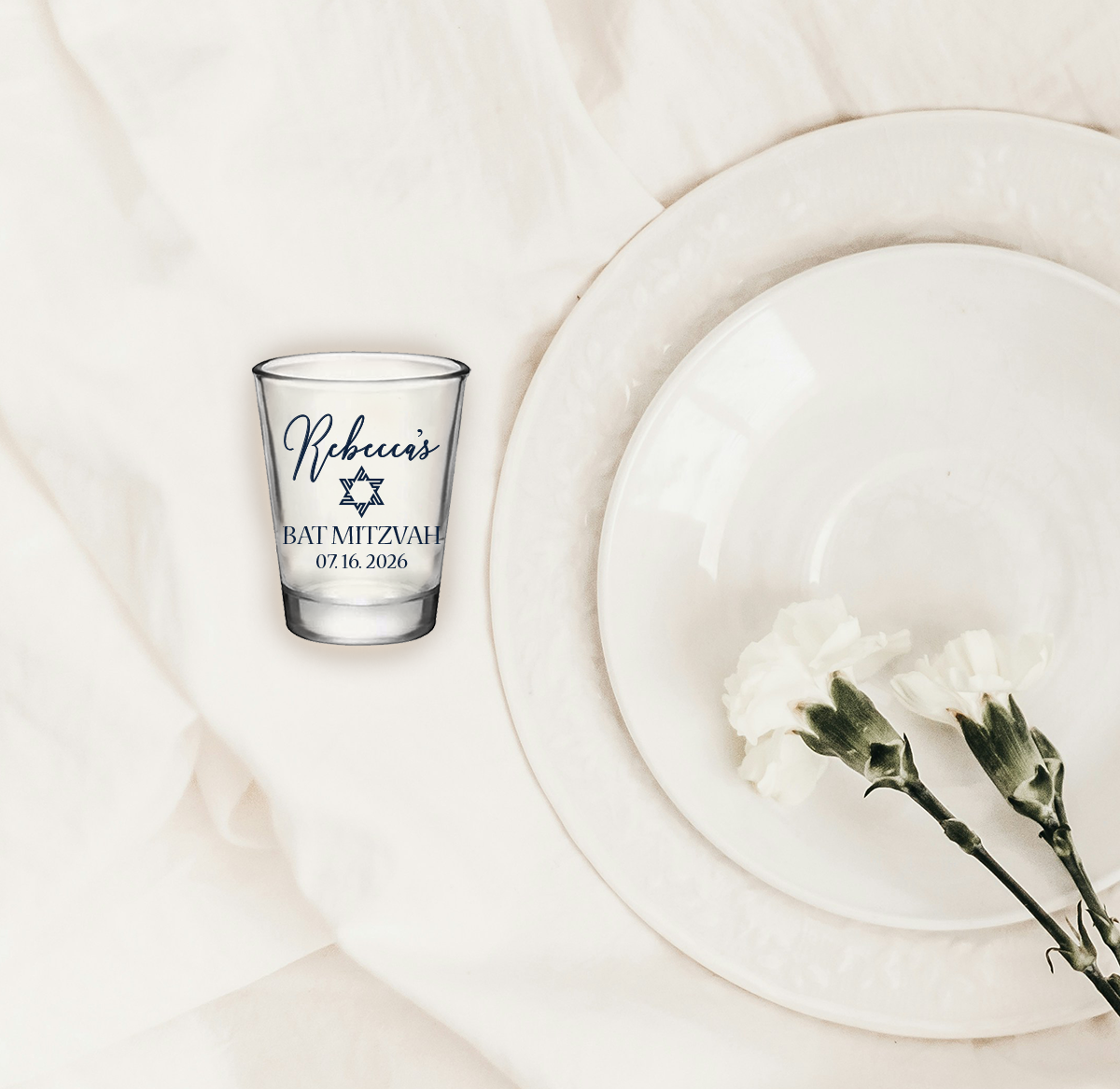 Bar/Bat Mitzvah Star Shot Glasses