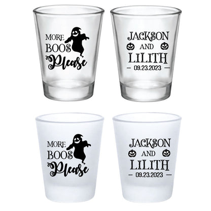 Spooky Wedding Shot Glass- More boos please