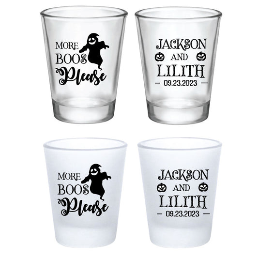 Spooky Wedding Shot Glass- More boos please
