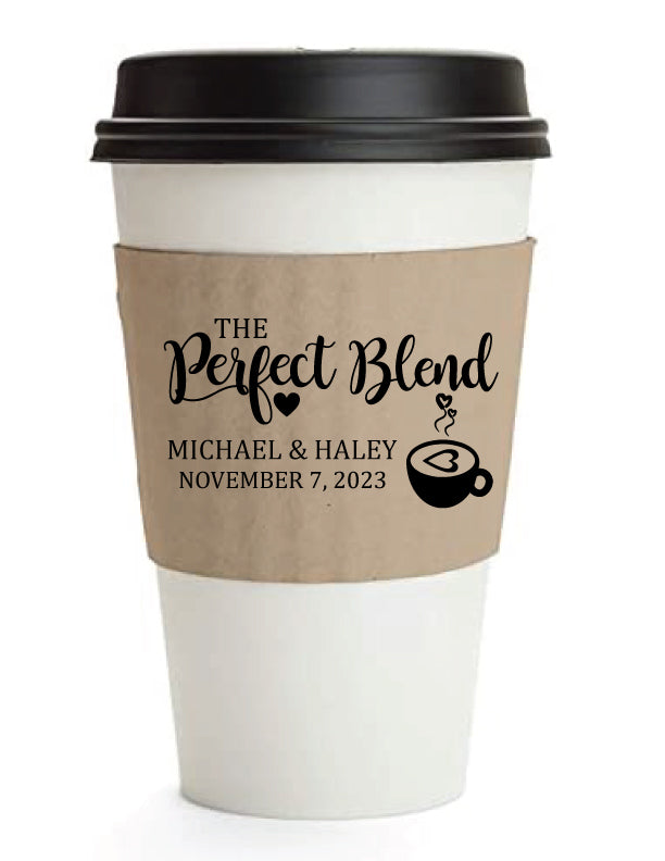 Coffee cup sleeves- The Perfect Blend