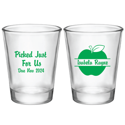 Picked For Us Baby Shower Shot Glass