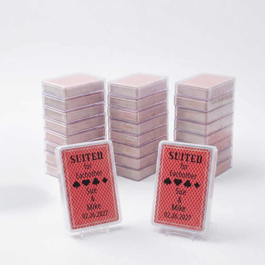 Custom Personalized Playing Card Case, Playing Cards Included