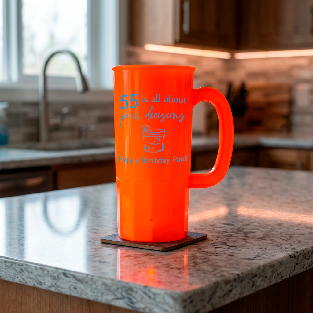 22oz Pour Decisions Birthday Steins