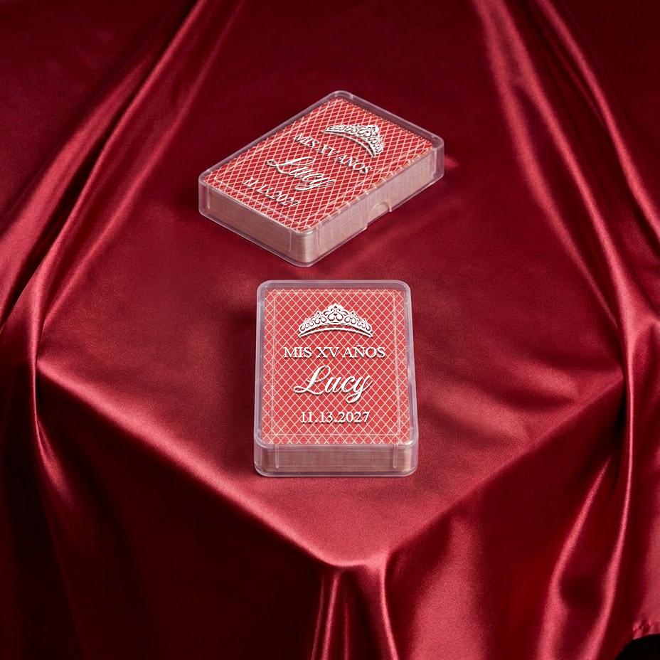 Birthday Custom Personalized Playing Card Case, Playing Cards Included