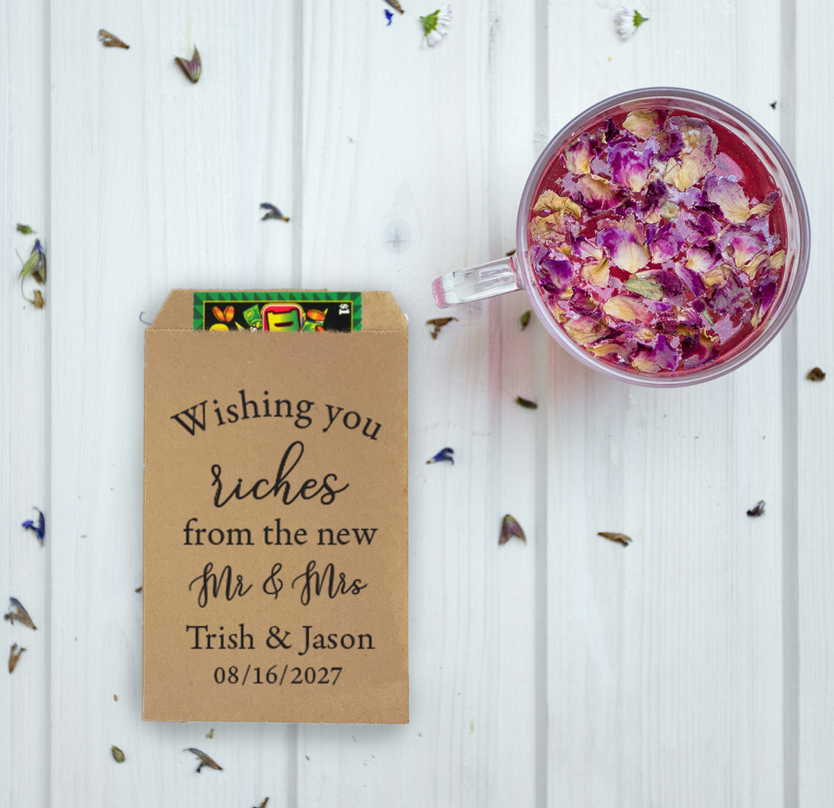Wishing you Riches Favor Bags