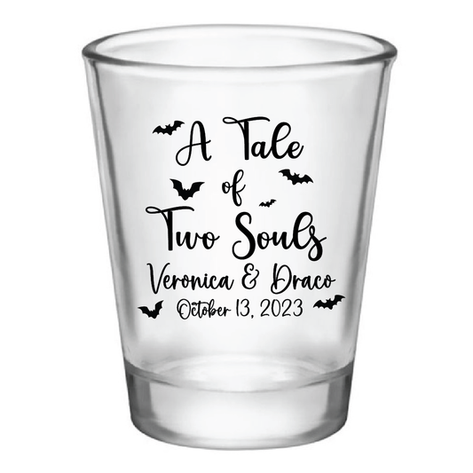 A Tale of Two Souls Shot Glass