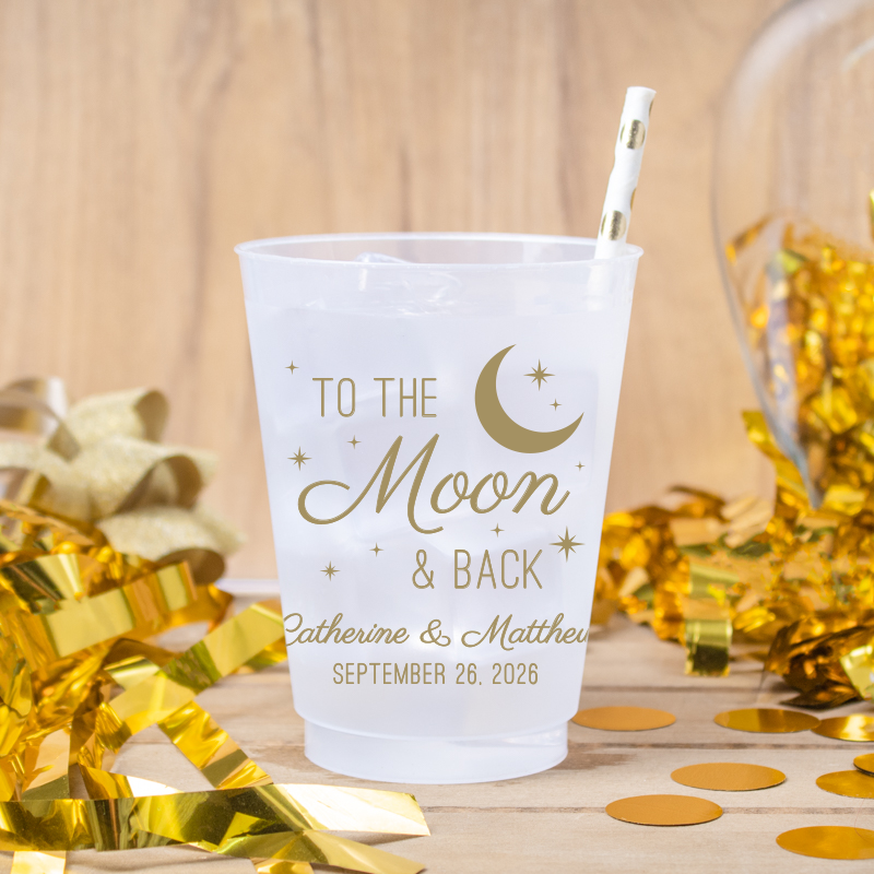 Tazas de boda esmeriladas: ¡el mejor día de todos! Diseño