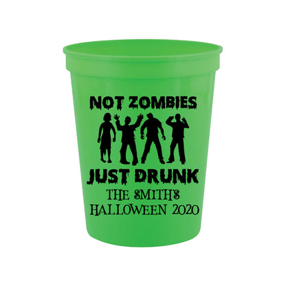 Not Zombies, Just Drunk - Halloween 16oz Stadium Cup