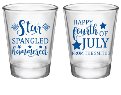 4th of July shot glasses