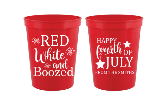 Cheers to Freedom: 4th of July Cups