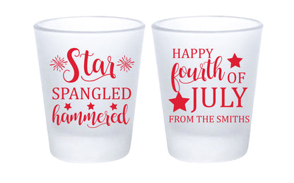 4th of July shot glasses