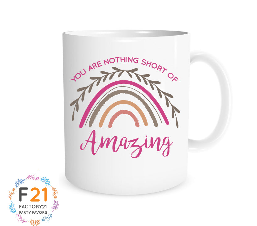Nothing short of amazing- rainbow mug