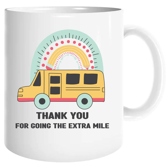 Cute bus driver mug