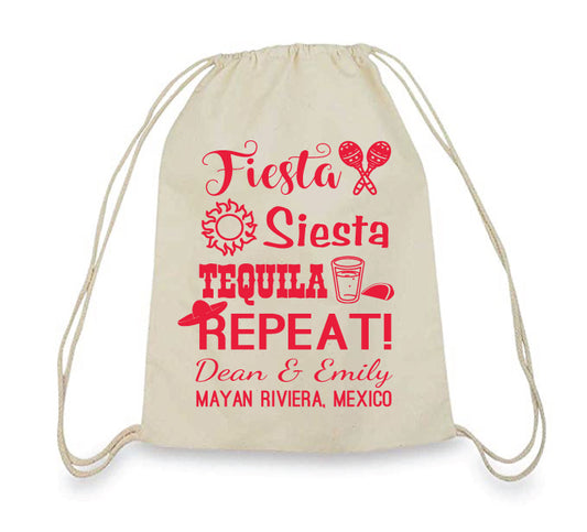 Fiesta mexican wedding beach bags