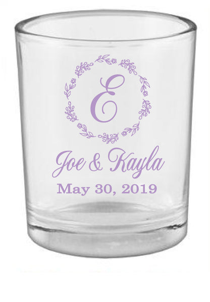 Floral Wedding Votive Holders