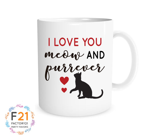 Cat Lover Valentine's Day Mug