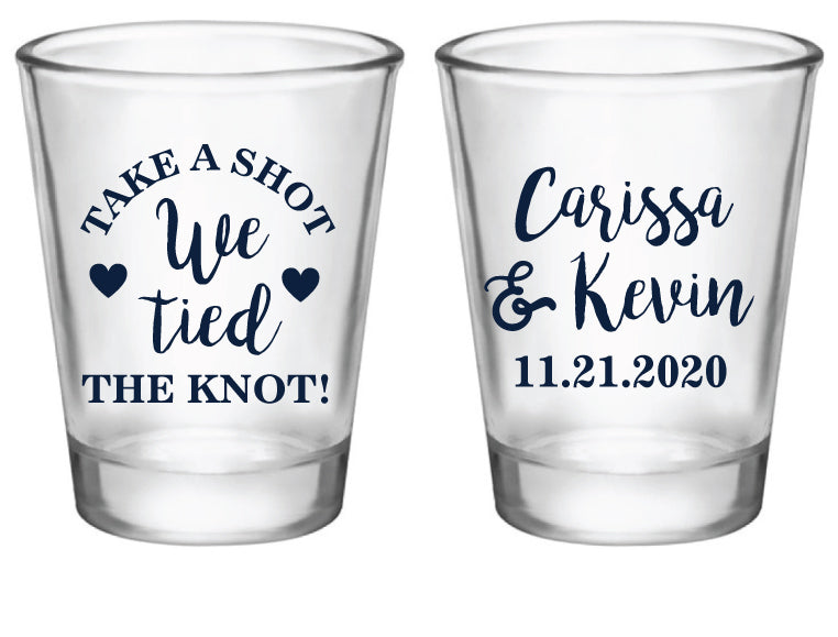Take a shot we tied the knot- Design #4