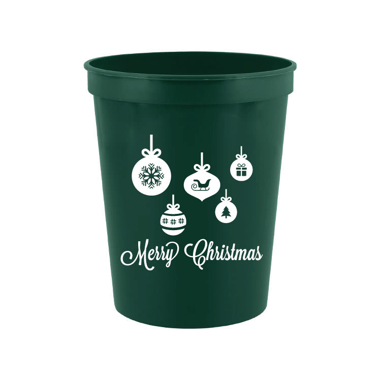 Christmas party cups