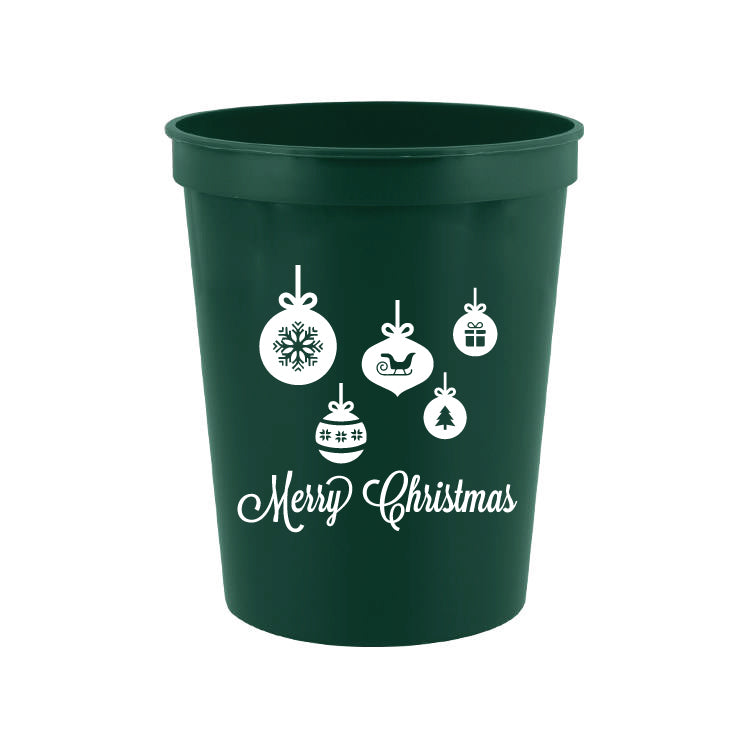 Personalized Christmas Party Stadium Cups