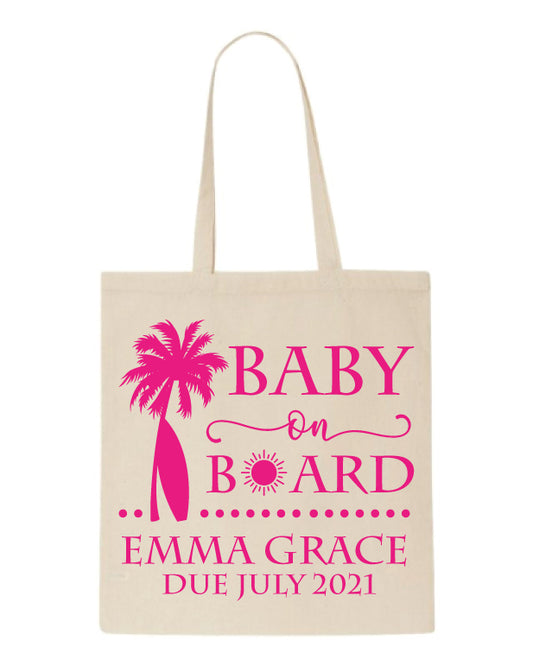 Baby on Board Tote Bags