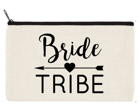 Bride Tribe makeup bags