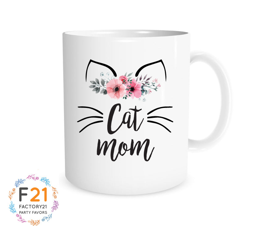 Cat mom mug