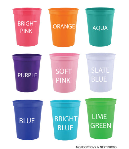Bridal shower cups