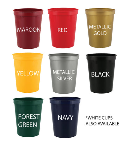 Caution: May Cause Hangover Birthday Cups – Party Responsibly