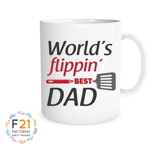 World's flippin best dad mug