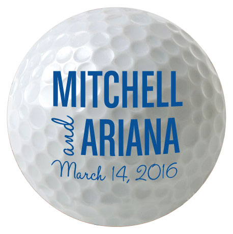 Personalized golf balls, perfect wedding favors, gifts, or promotional for your company!