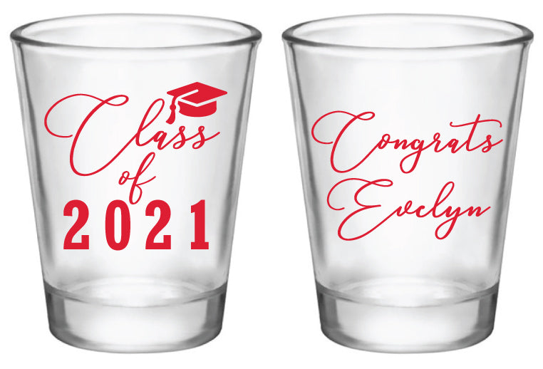 Graduation shot glasses- class of 2021