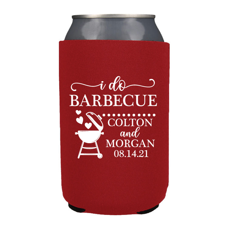 I do BBQ wedding can coolers