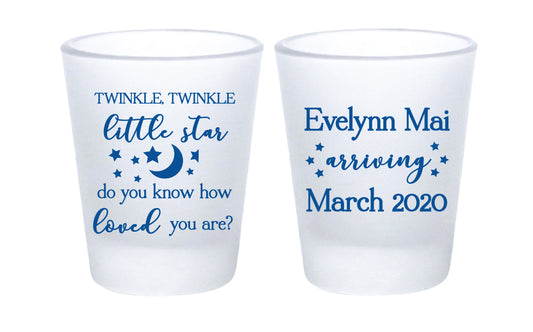 Twinkle twinkle little star shot glasses