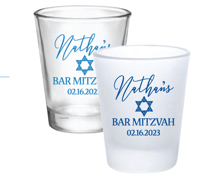 Vasos de chupito para Bar/Bat Mitzvah