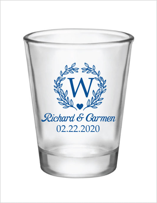 Personalized wedding shot glasses wedding favors in bulk 