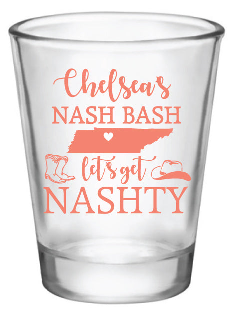 Nash Bash shot glasses