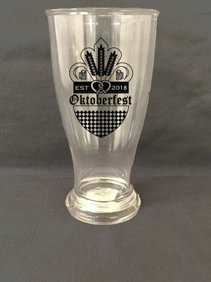 Mini pilsner beer tasters, perfect for your bar, brewery, beer fest, or any event! Screen printed with your logo.