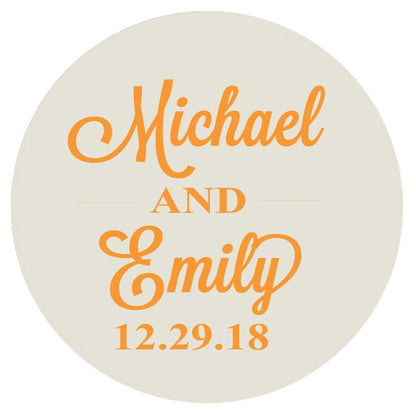 Wedding coasters, extra thick pulp board personalized coasters