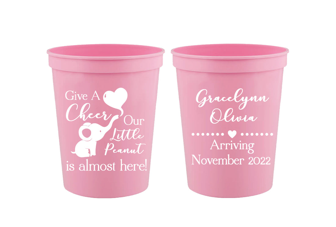 Little peanut baby shower cups