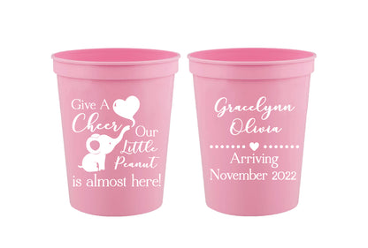 Little peanut baby shower cups