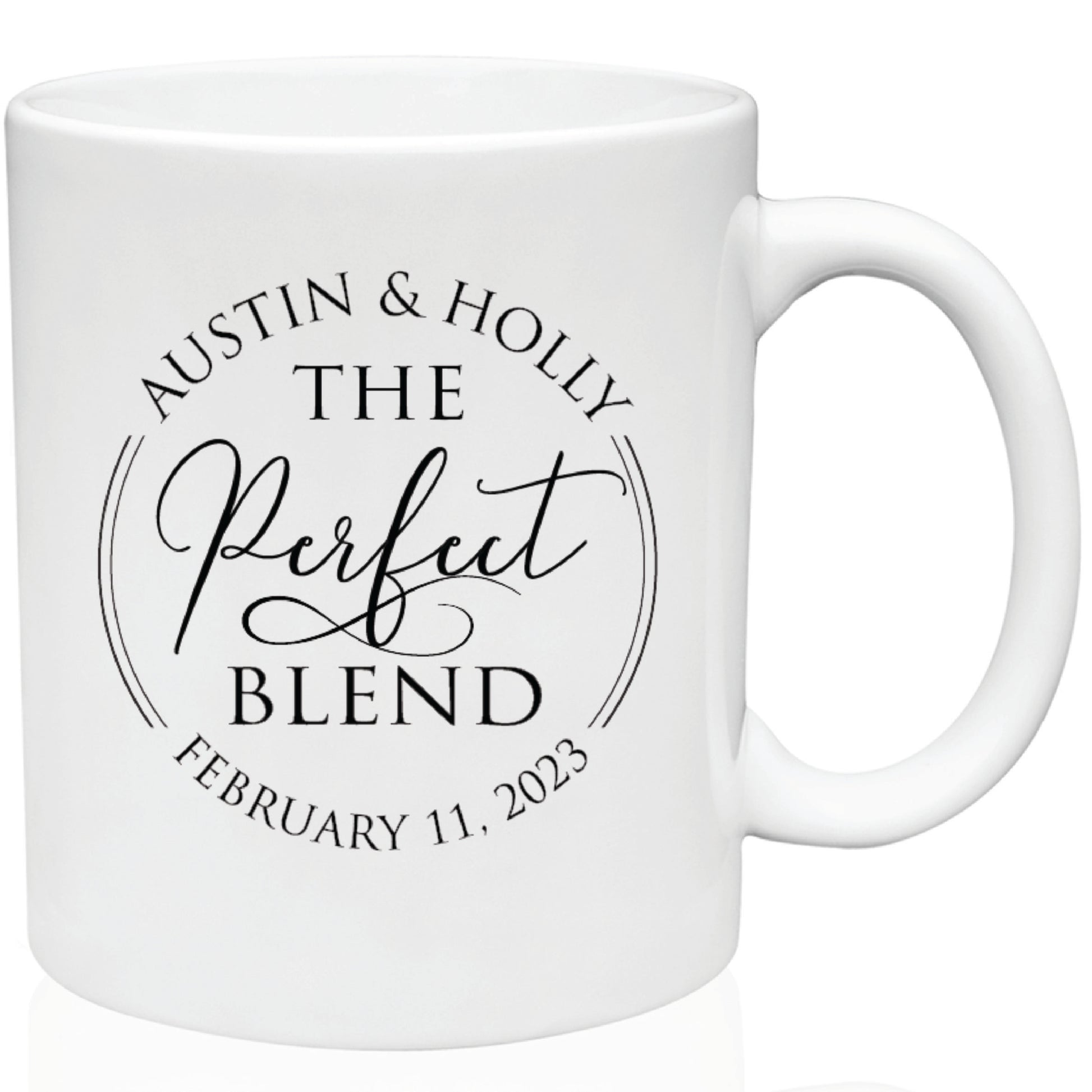 The perfect blend wedding coffee mugs – Factory21 Store