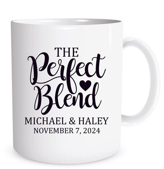 Perfect Blend wedding mugs- Design #3