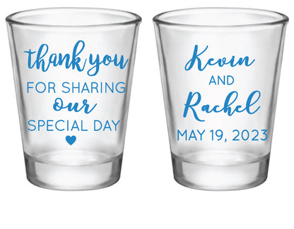 Thank you for sharing our special day