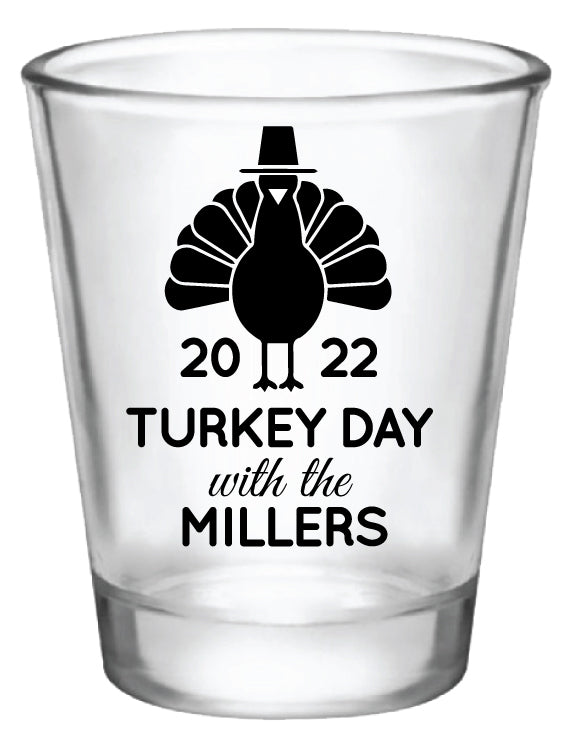 Thanksgiving shot glasses- turkey day