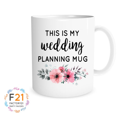 wedding planning mug
